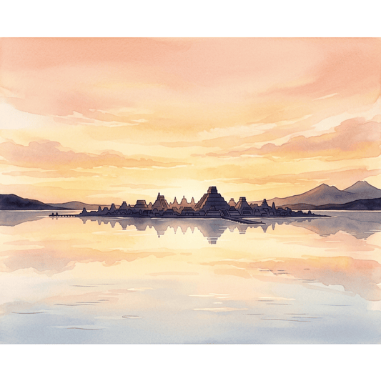 Lake Of Tenochtitlan PicturaNumbers