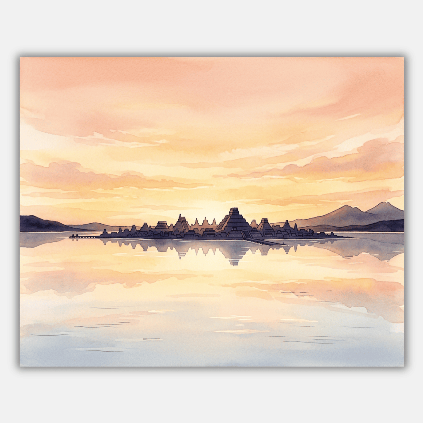 Lake Of Tenochtitlan PicturaNumbers