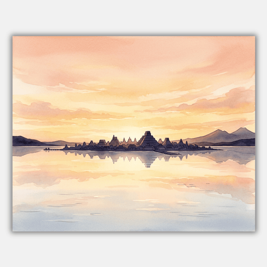 Lake Of Tenochtitlan PicturaNumbers