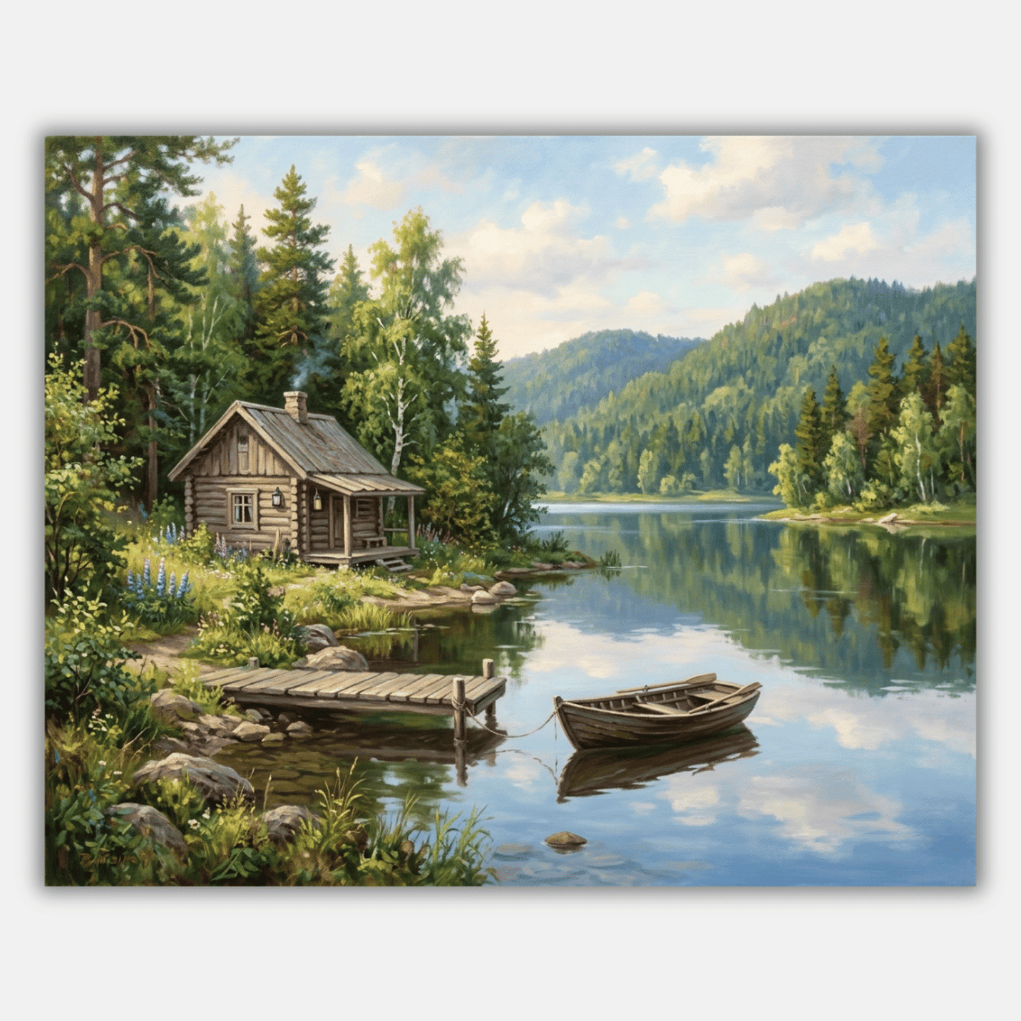 Lakeside Cabin PicturaNumbers