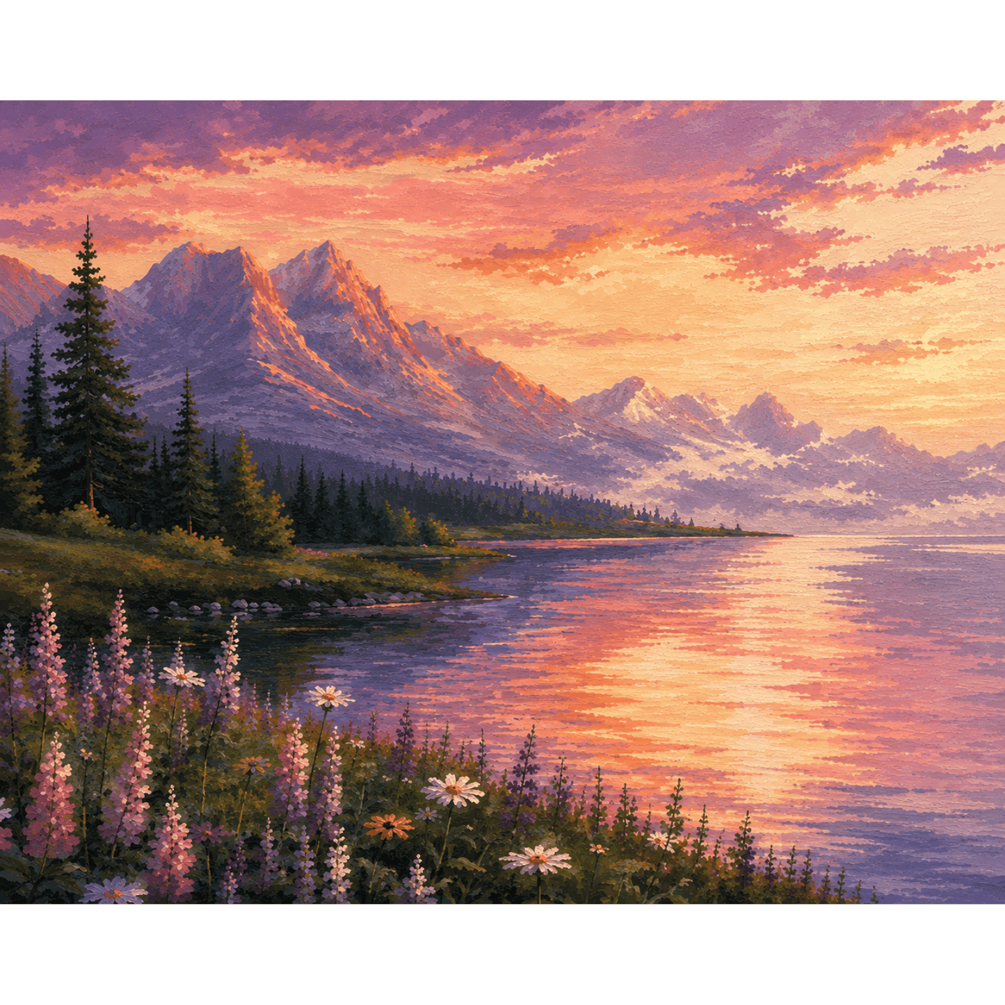 Lavender Peaks PicturaNumbers