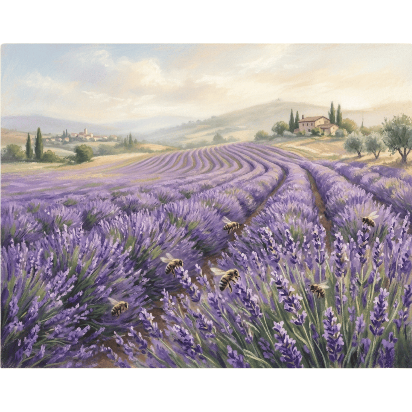 Lavender Row PicturaNumbers