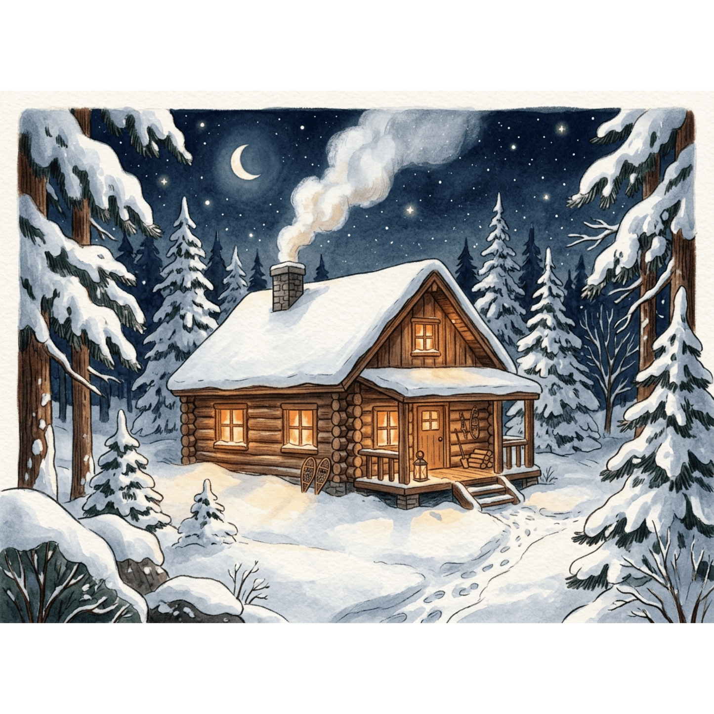 Log Cabin PicturaNumbers