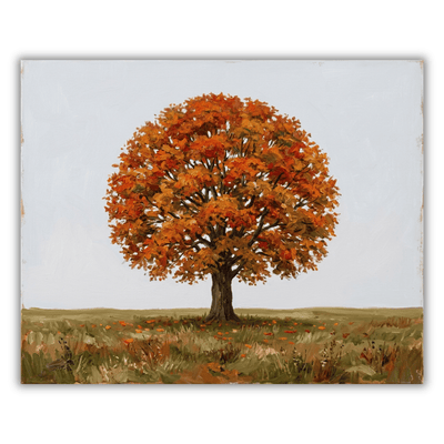 Lone Autumn Tree