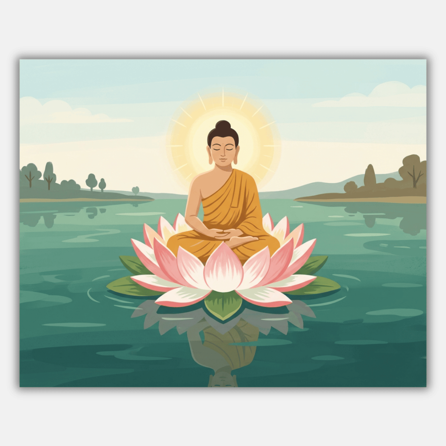 Lotus Of Enlightenment PicturaNumbers