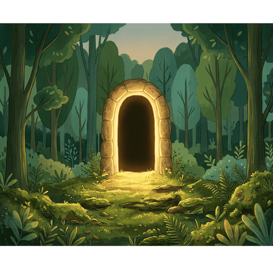 Magic Forest Doorway PicturaNumbers