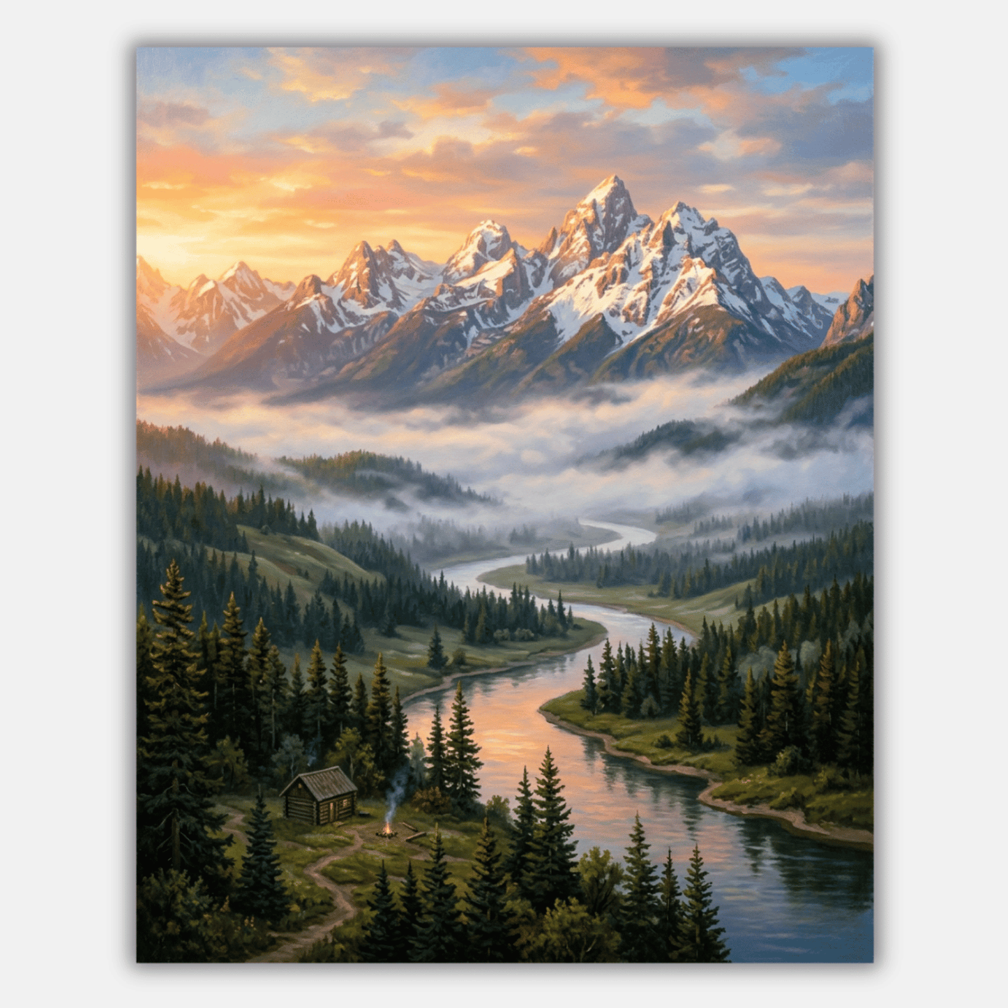 Majestic Mountains PicturaNumbers