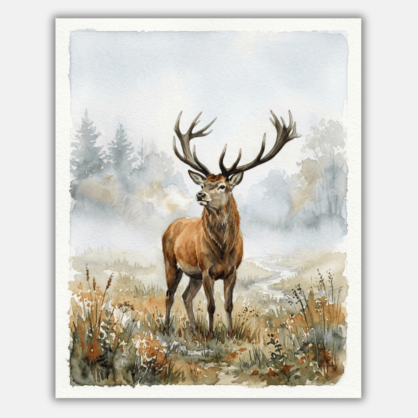 Mist Stag PicturaNumbers