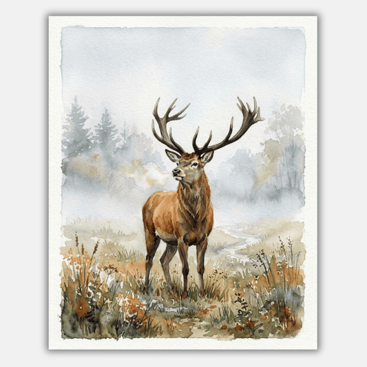 Mist Stag PicturaNumbers