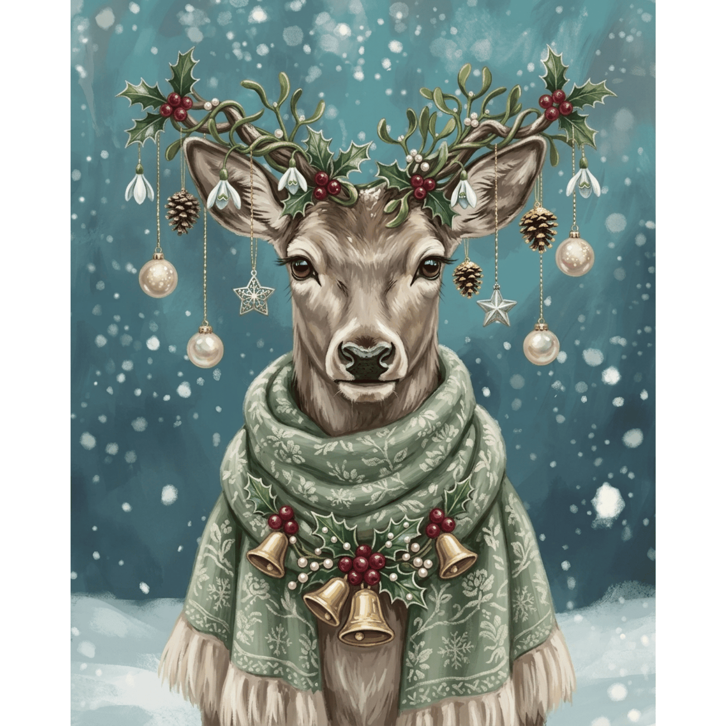 Mistletoe Doe PicturaNumbers