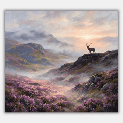 Misty Highland Dawn