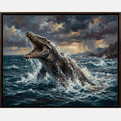 Mosasaurus Sea Breach
