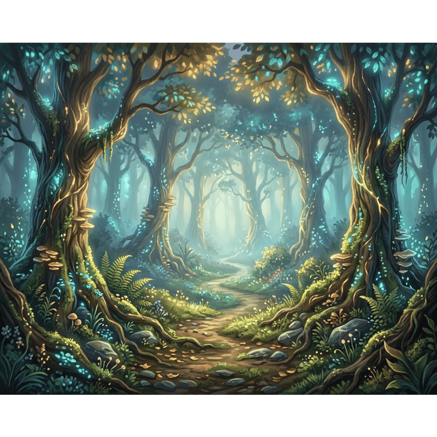 Mystic Forest Path PicturaNumbers