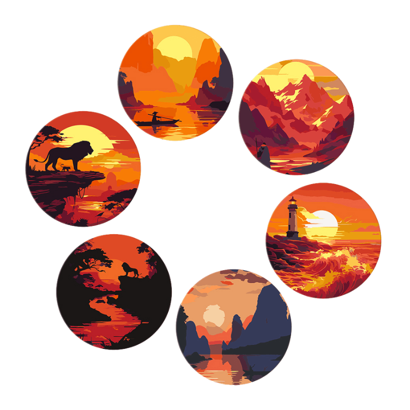 Sunset Escape (6 Set) homepaintology
