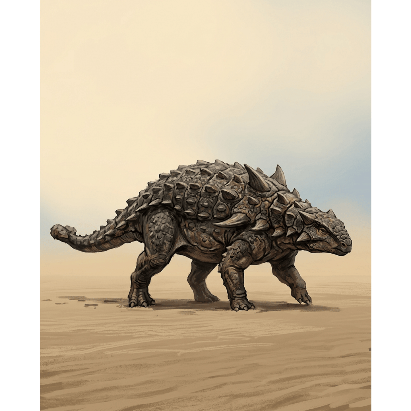Nodosaurus Dust Storm PicturaNumbers