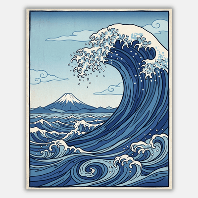 Ocean Waves Scene
