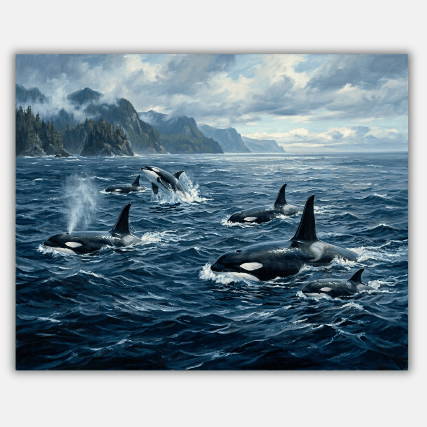 Orca Pod PicturaNumbers