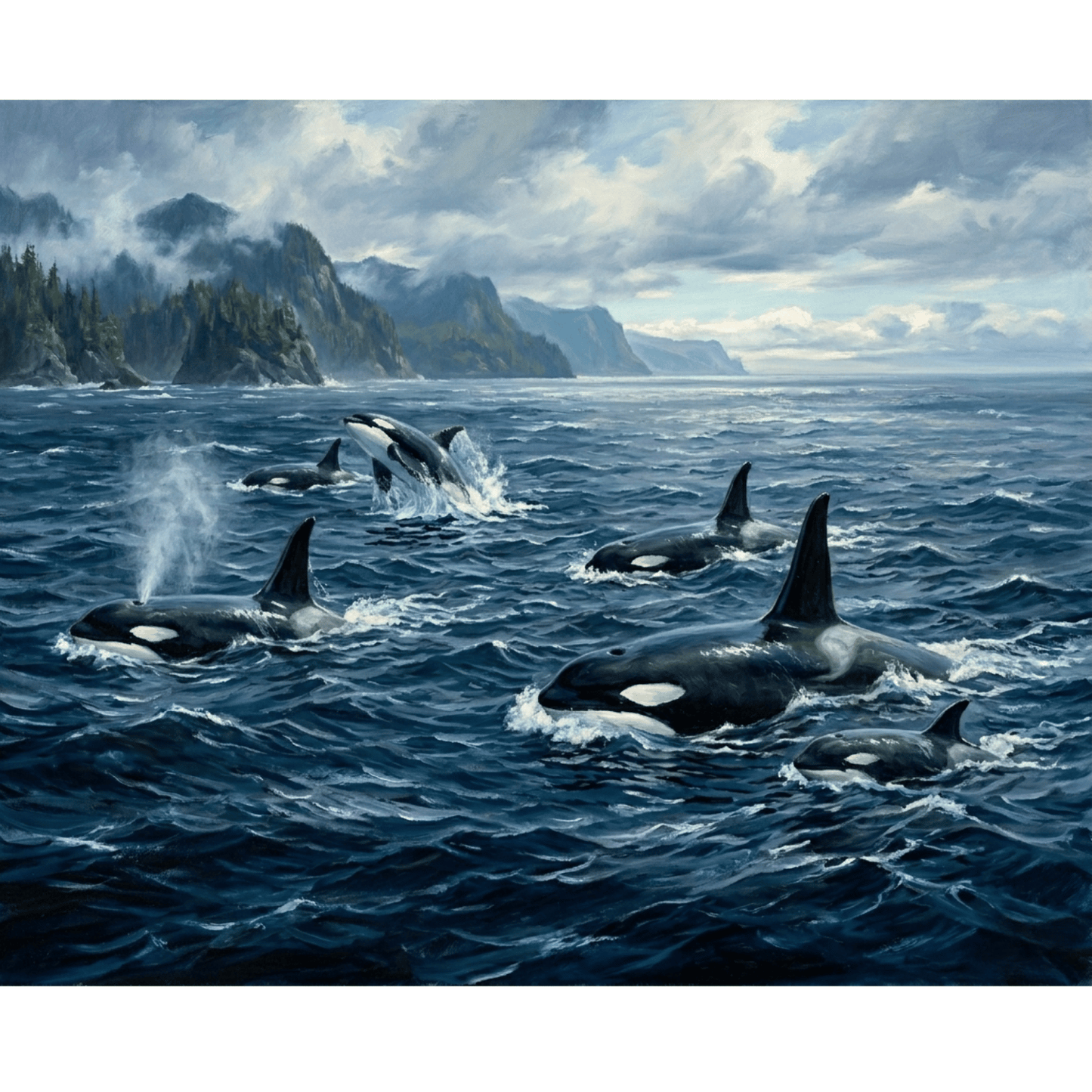 Orca Pod PicturaNumbers