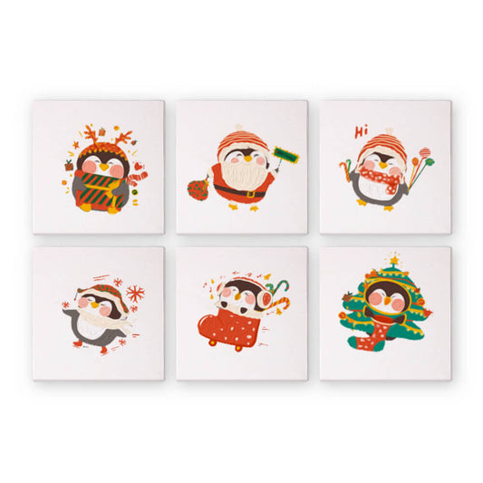 Cute Penguin Crew (6 set) PicturaNumbers