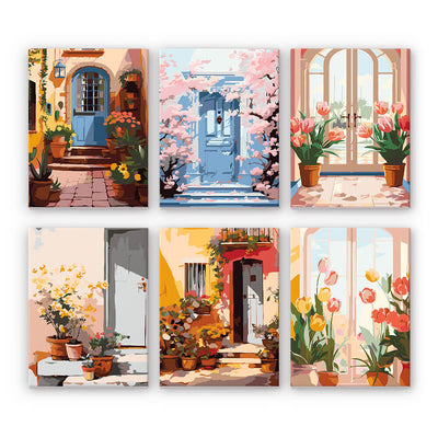 Floral Doorways (6 set)
