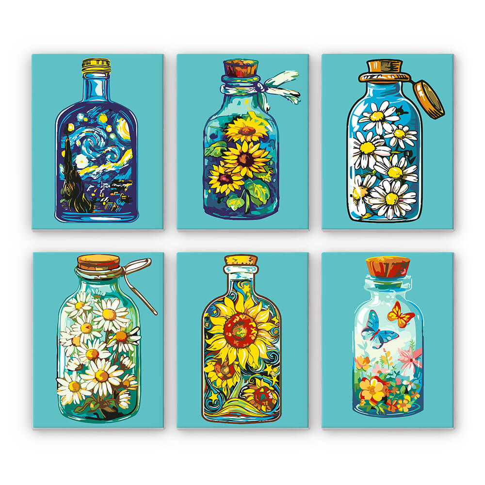 Bottled Marvels (6 set) PicturaNumbers