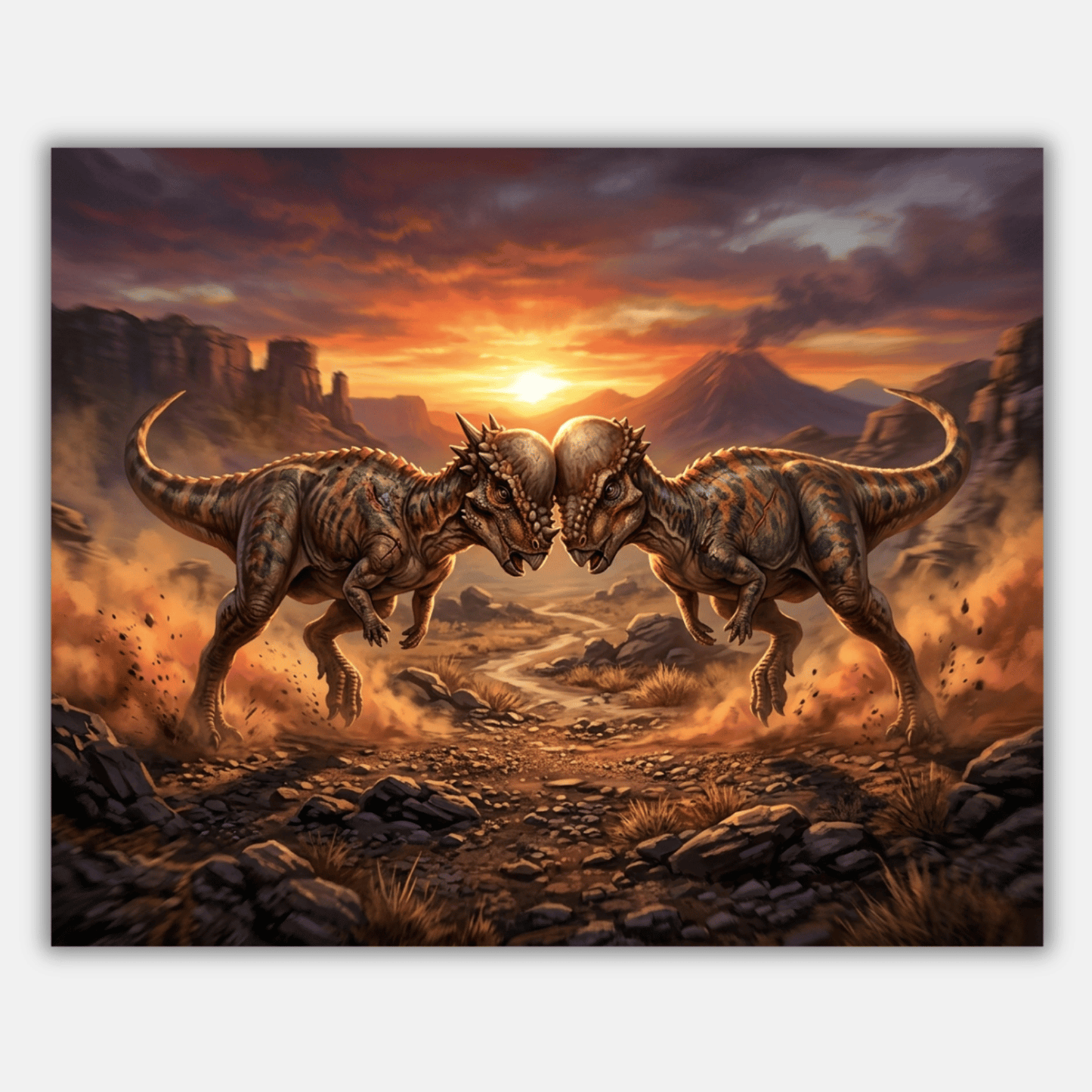 Pachycephalosaurus Head Butt PicturaNumbers