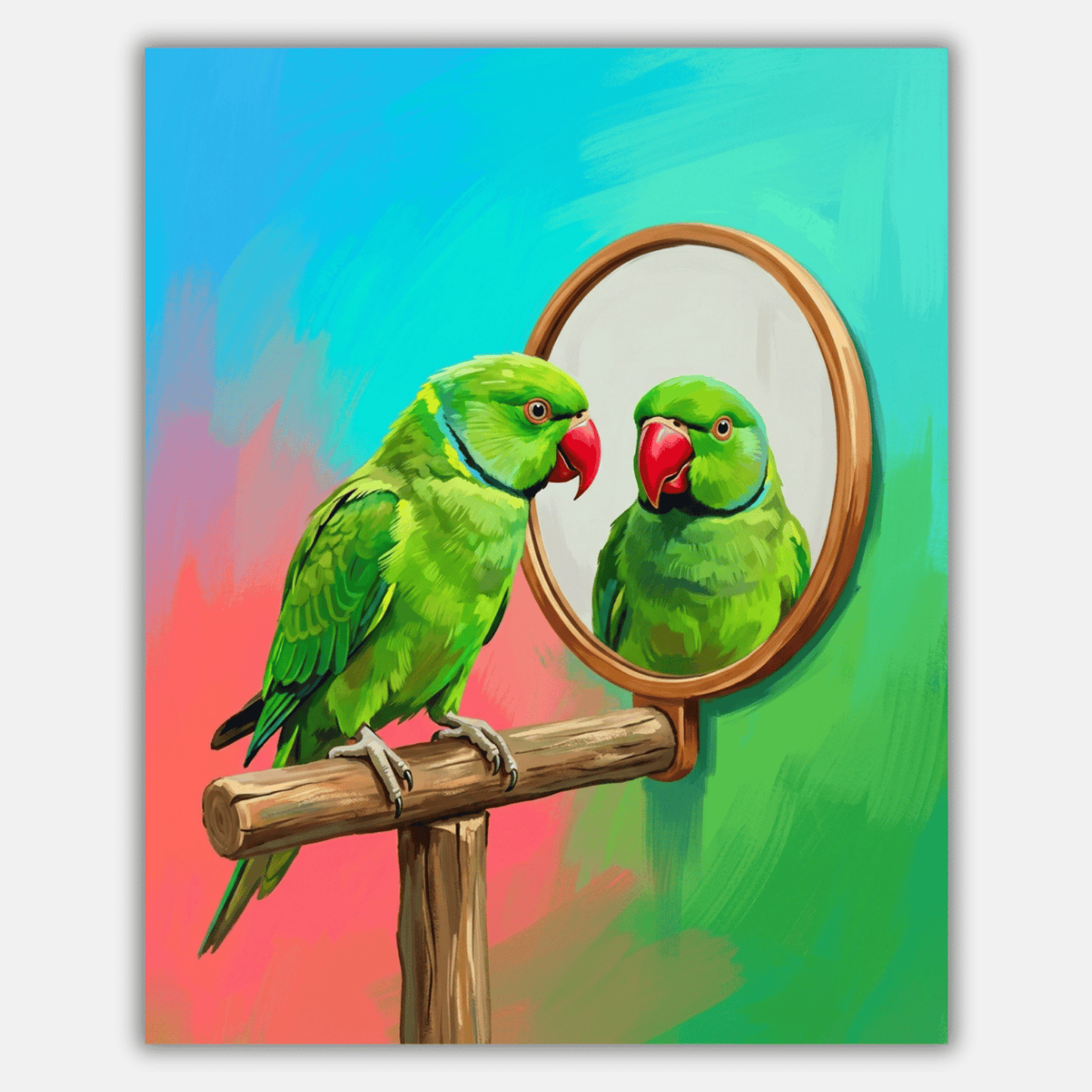 Parrot Mirror PicturaNumbers