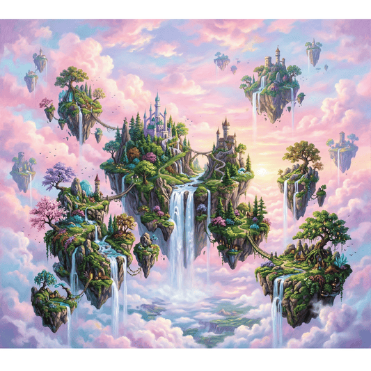 Pastel Floating Islands PicturaNumbers