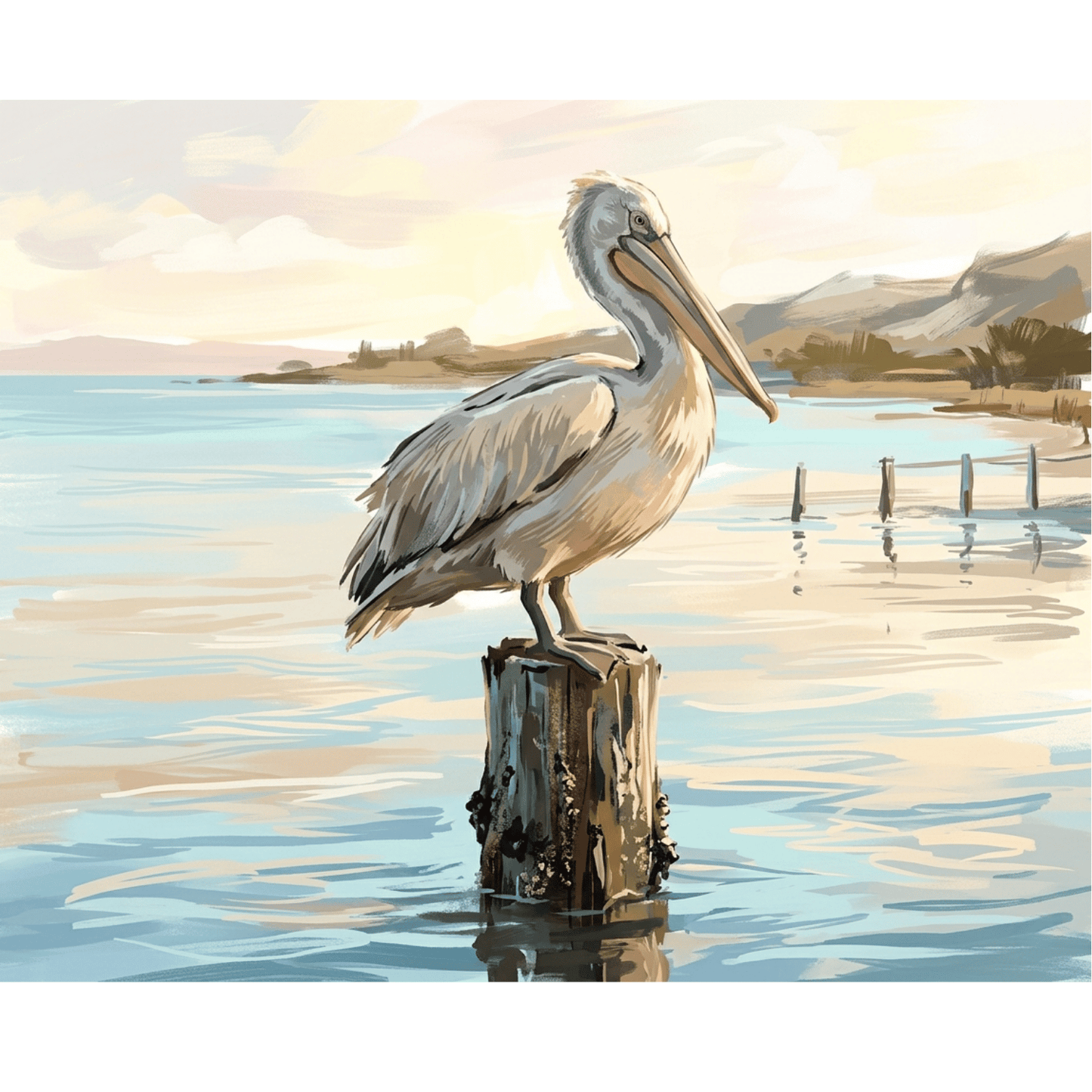 Pelican Pier PicturaNumbers