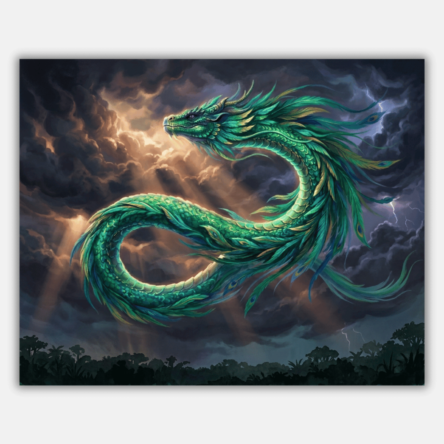 Plumed Serpent Sky PicturaNumbers