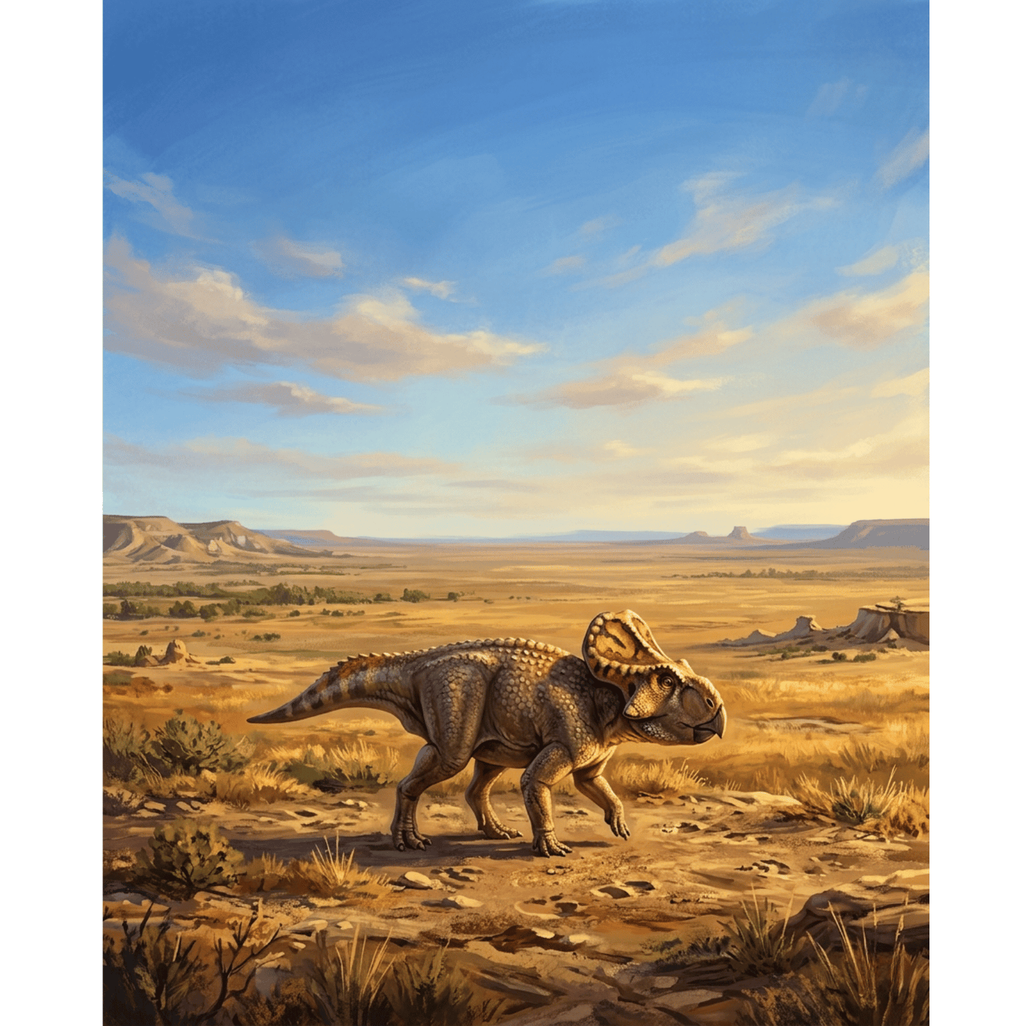 Protoceratops Open Plain PicturaNumbers