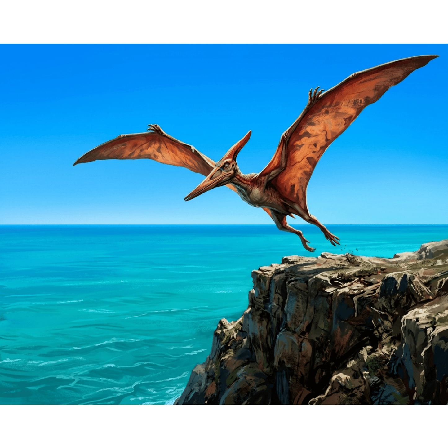 Pterodactyl Cliff Dive PicturaNumbers