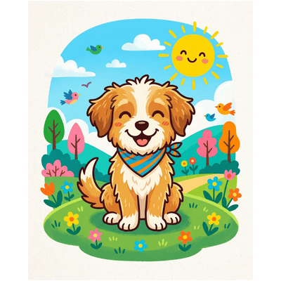 Puppy Playful Pose
