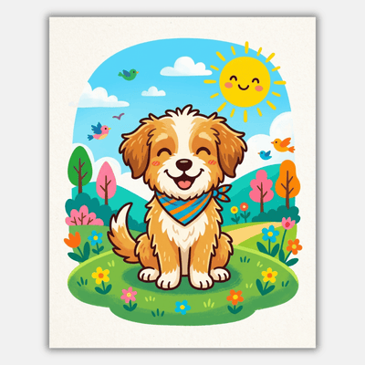Puppy Playful Pose