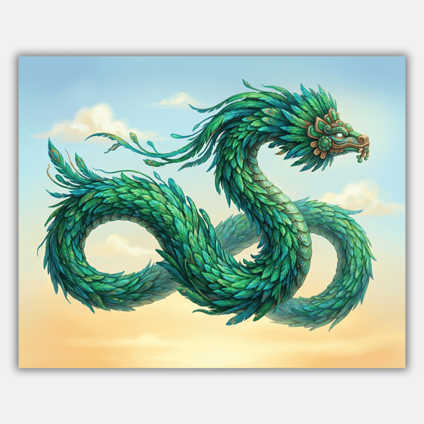 Quetzalcoatl Feathered PicturaNumbers