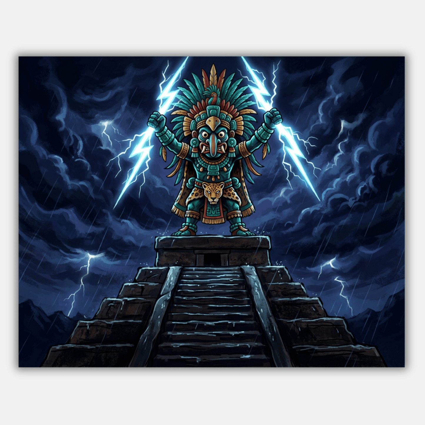 Rain God Chac PicturaNumbers