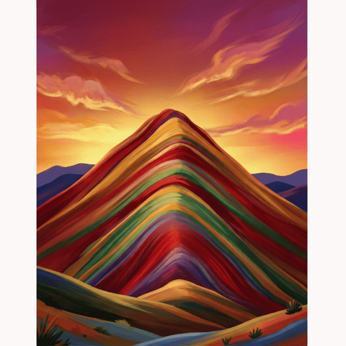 Rainbow Mountain PicturaNumbers