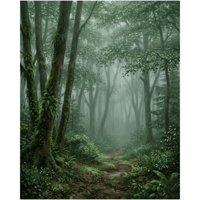 Rainy Forest View