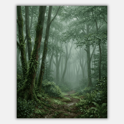 Rainy Forest View