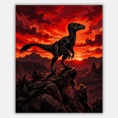 Raptor Red Sky