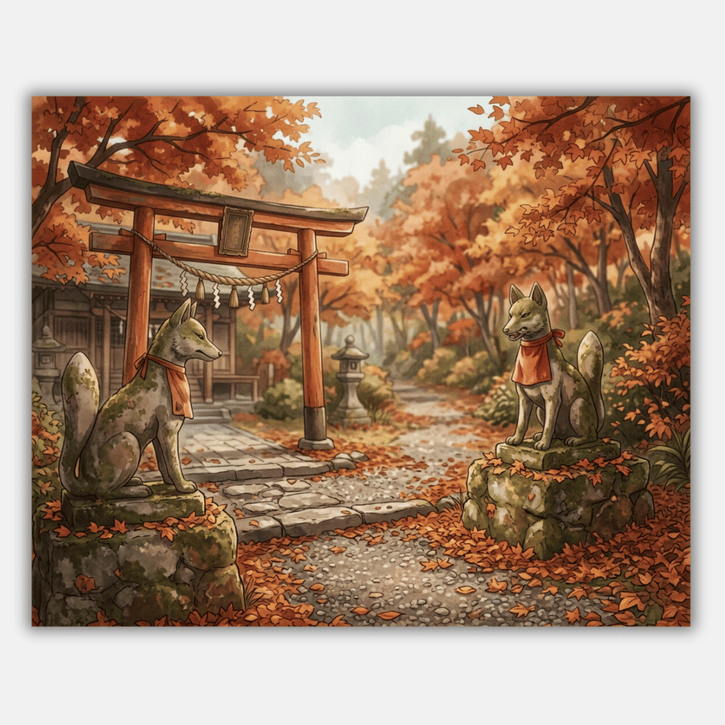 Red Fox Temple PicturaNumbers