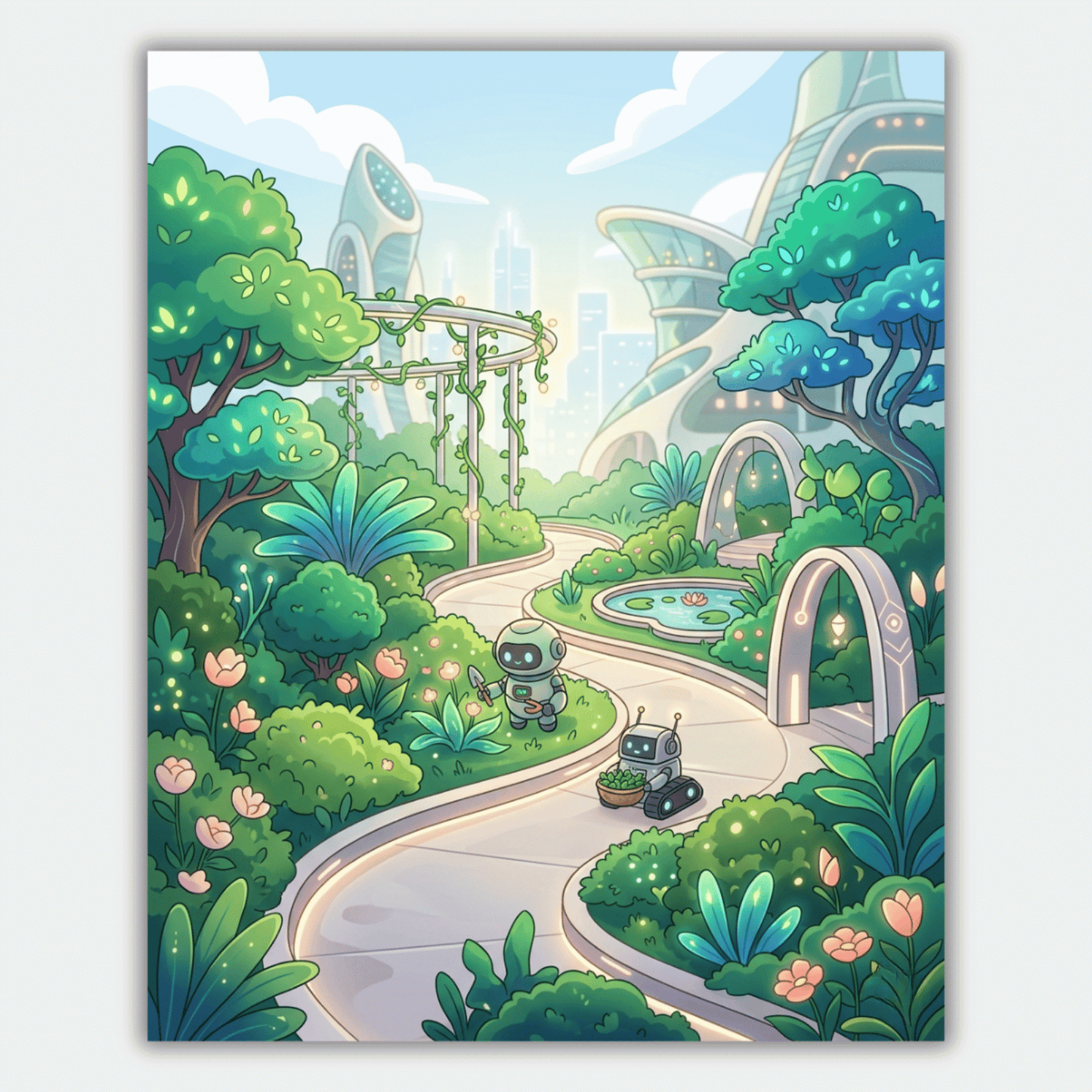 Robot Garden PicturaNumbers