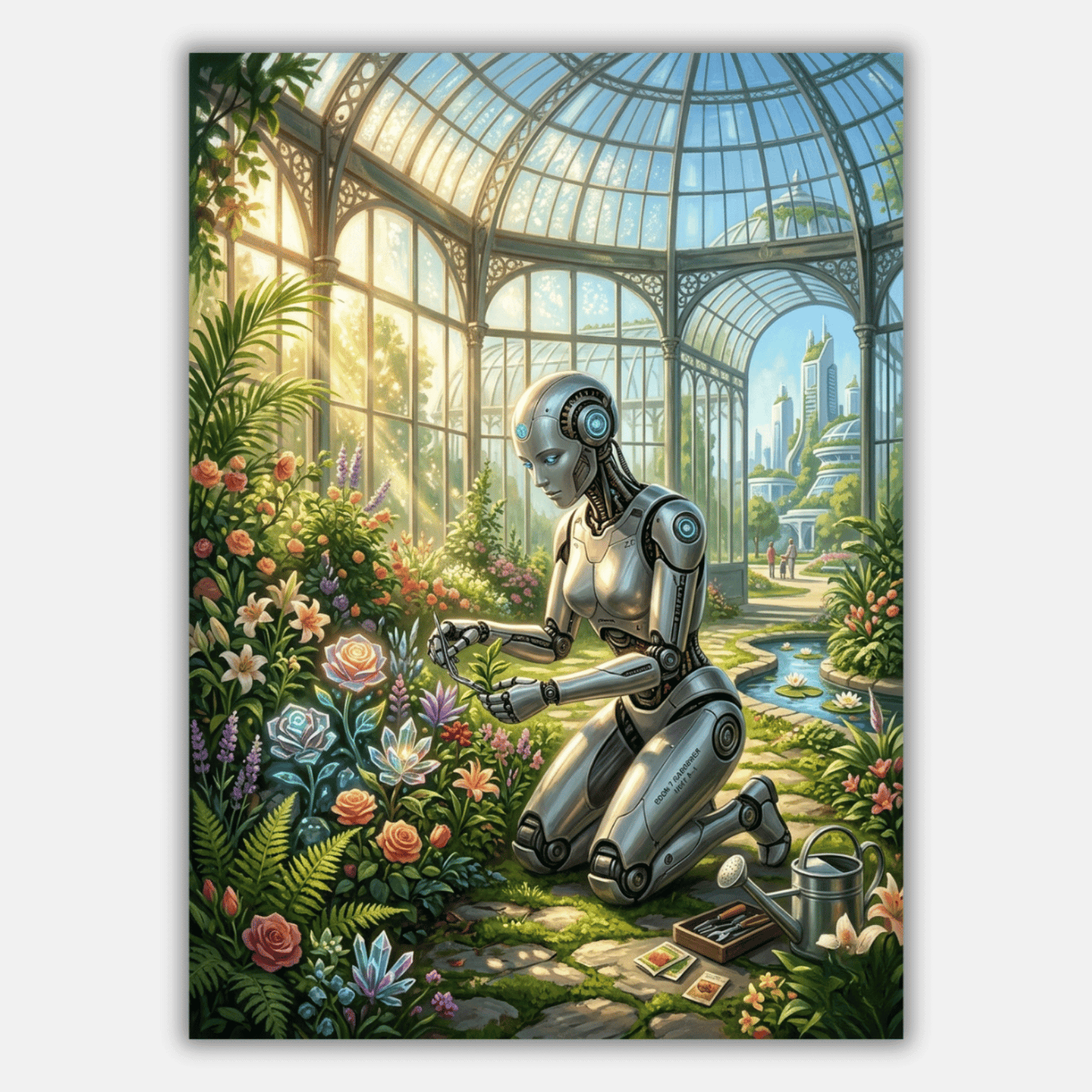 Robot Garden Of Eden PicturaNumbers