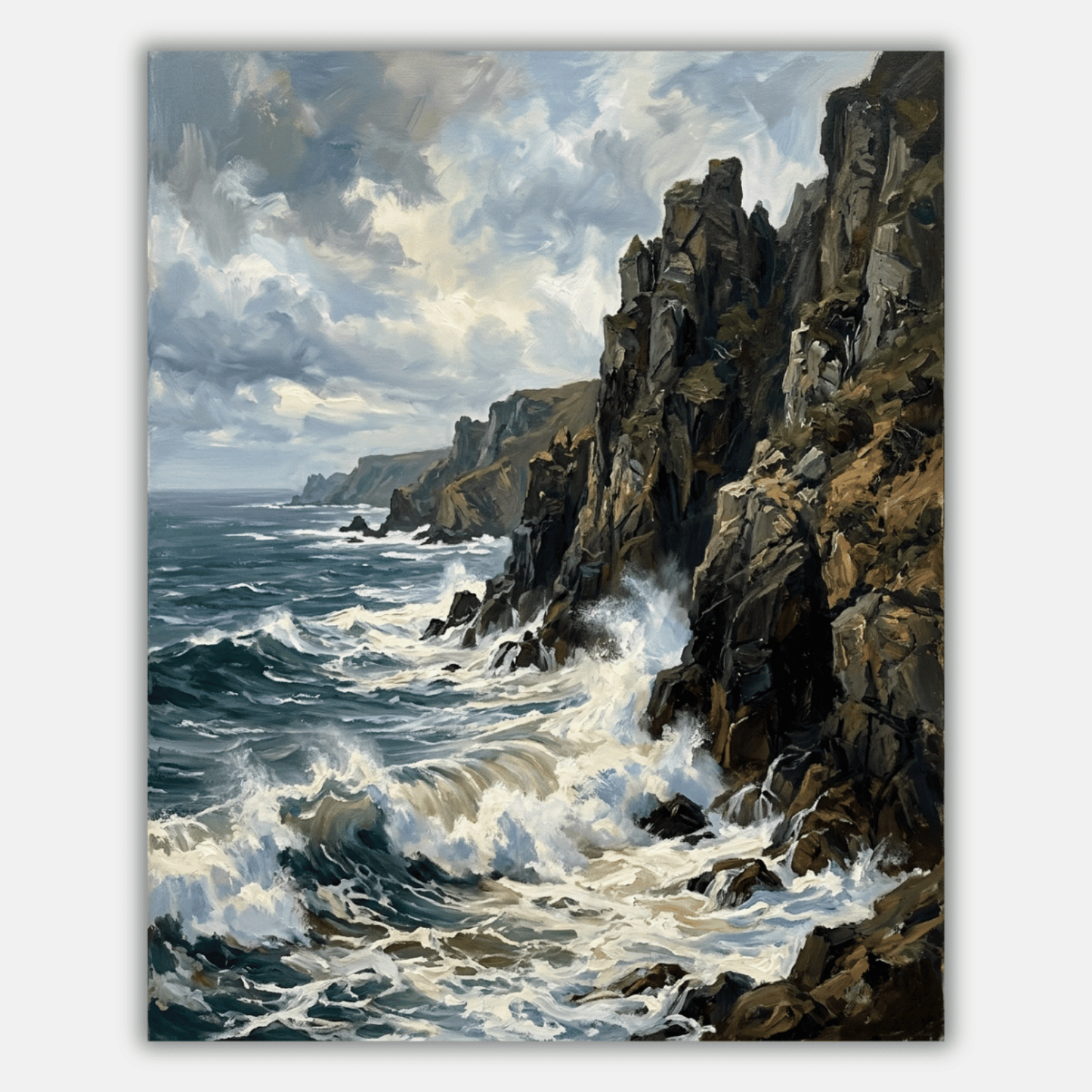 Rocky Coastline View PicturaNumbers