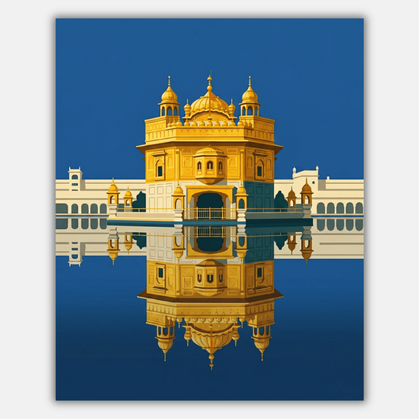 Sacred Sikh Golden Temple PicturaNumbers