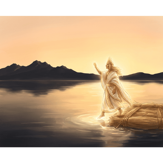 Sacred Lake Of Origin PicturaNumbers