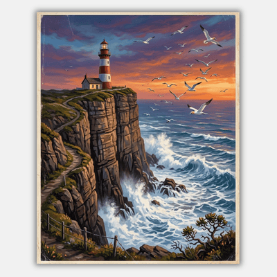 Seagulls Lighthouse