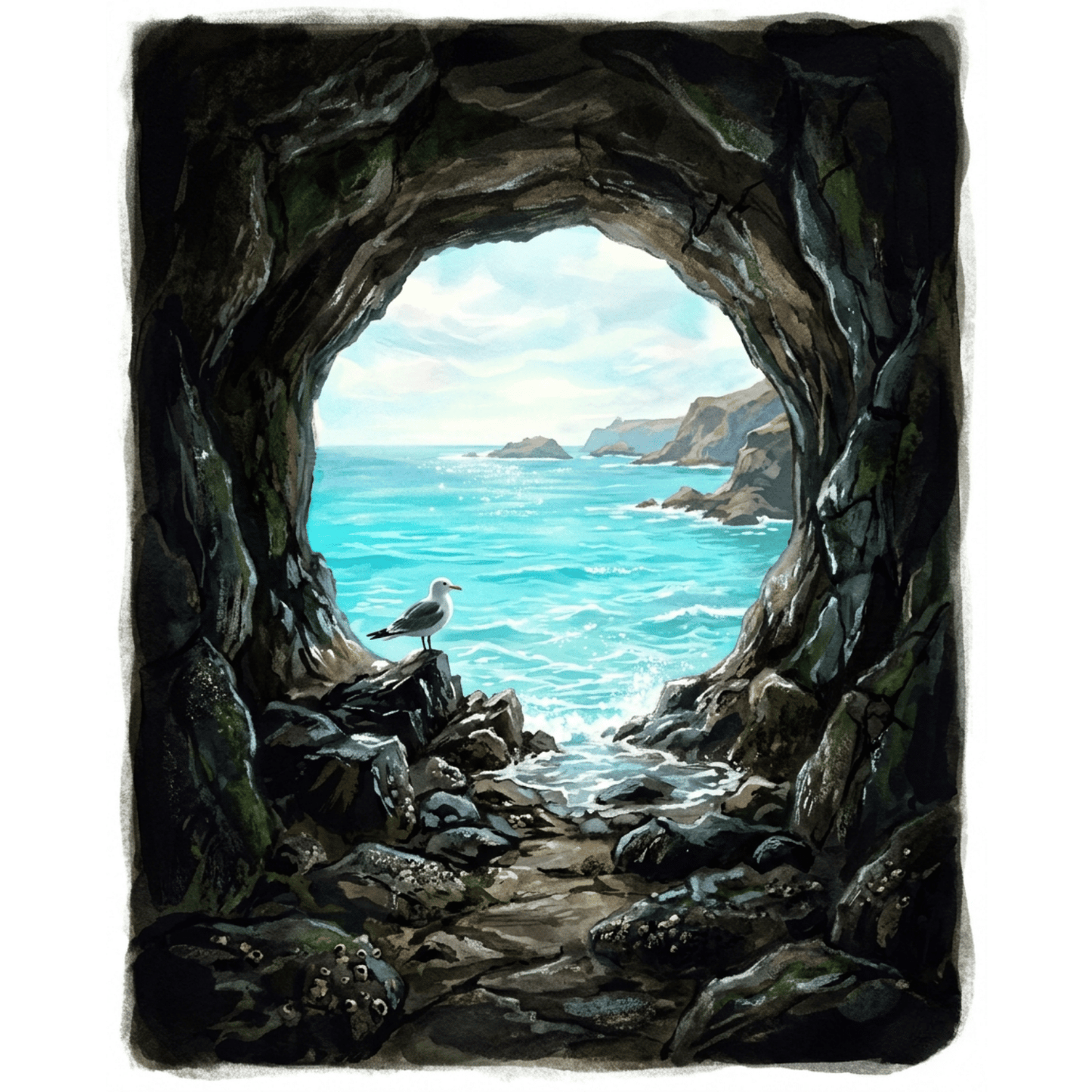 Secret Ocean Cave PicturaNumbers