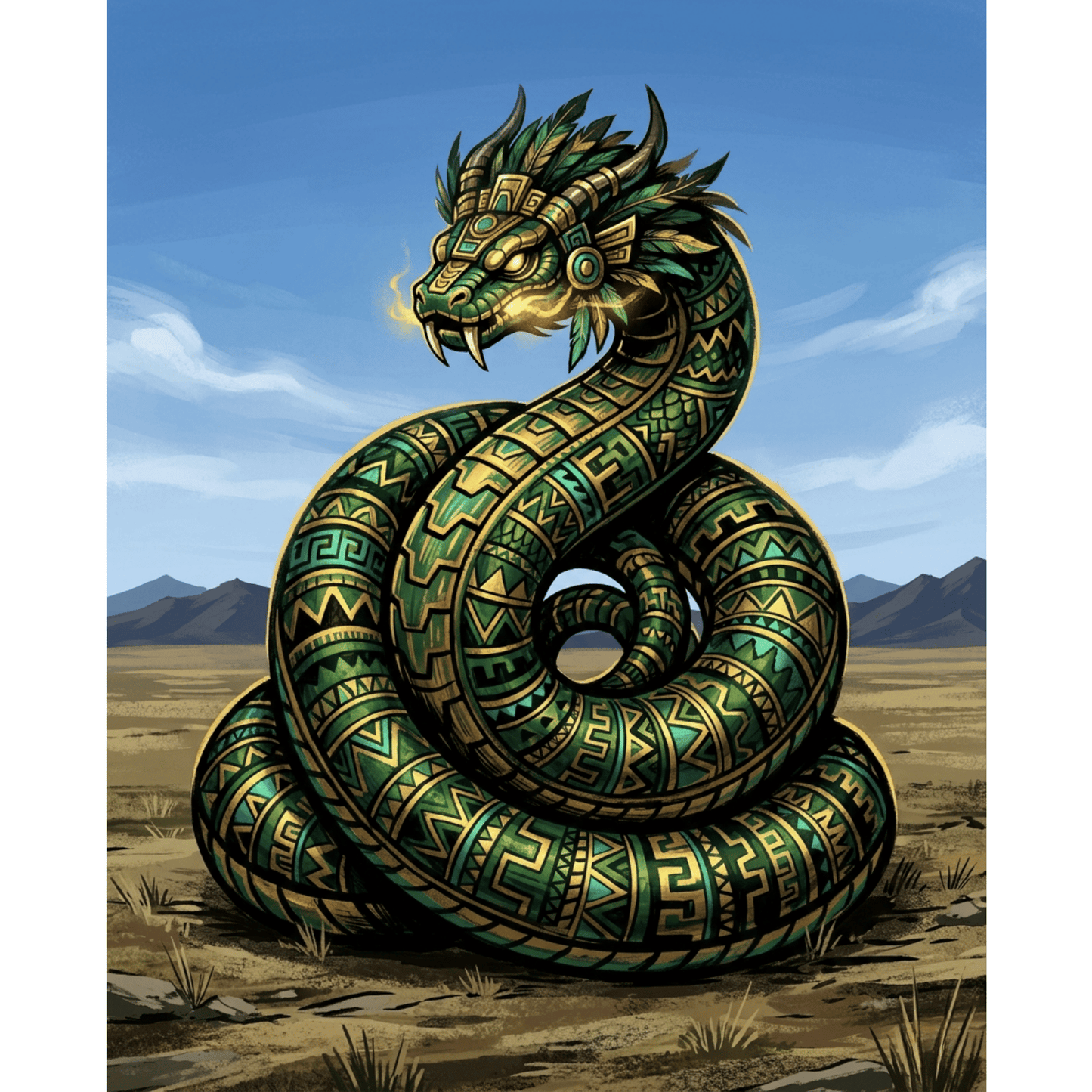 Serpent Of The Earth PicturaNumbers