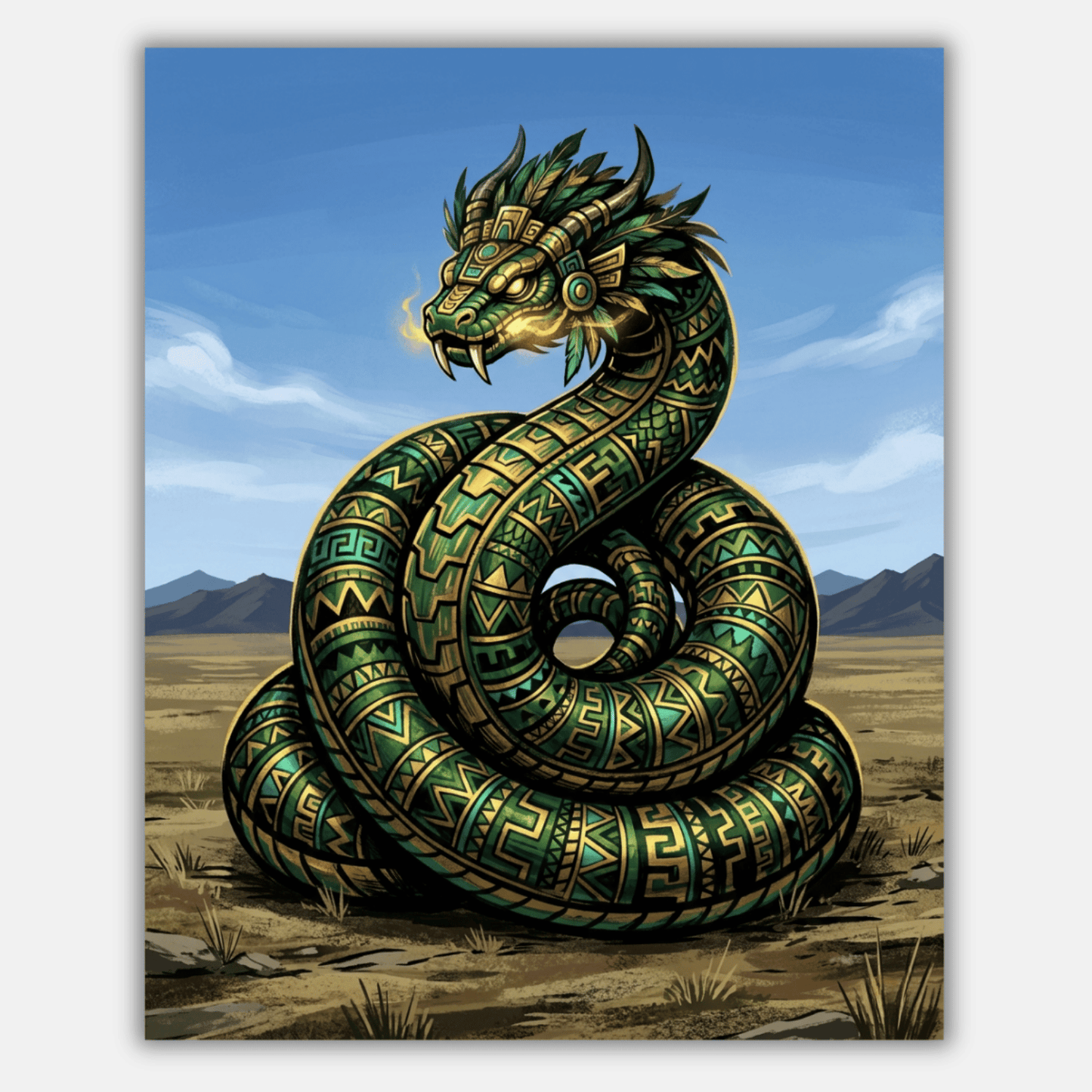 Serpent Of The Earth PicturaNumbers